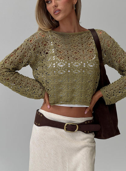 Birdena Sweater Green