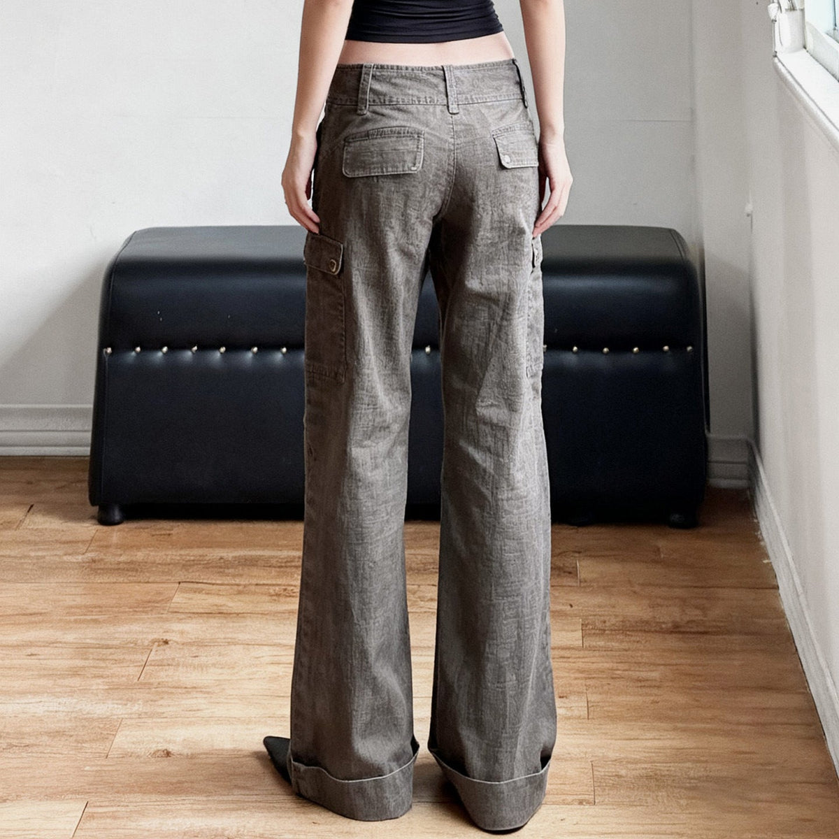 Button pant straight leg jeans  | Festival Outfits Women