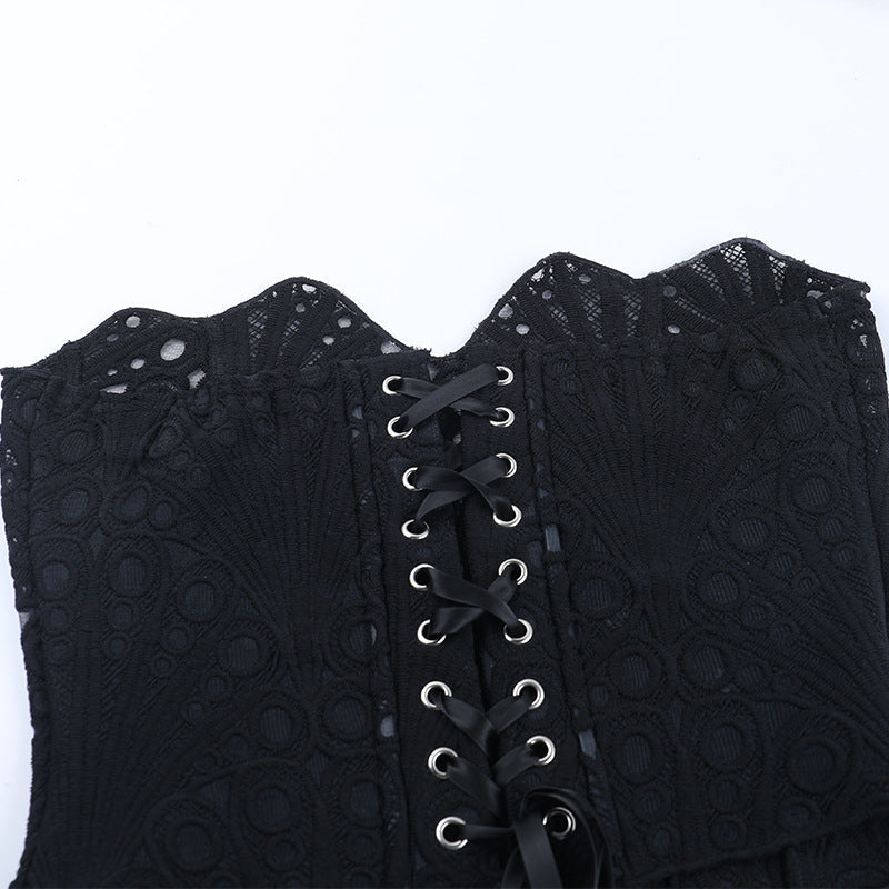 Self tie pleated backless solid tube mini dress  | Festival Outfits Women
