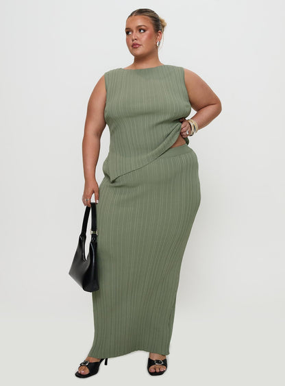 Basile Set Sage Green Curve
