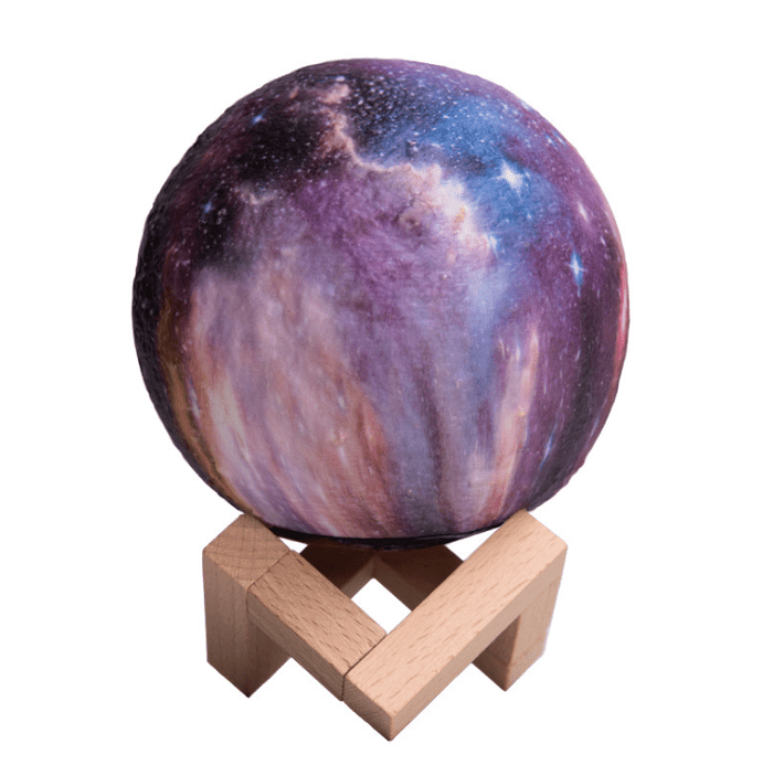 Gadget Gerbil 3D Printed Galaxy Moon Lamp
