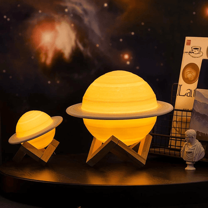 Gadget Gerbil 3D Printed Saturn Lamp