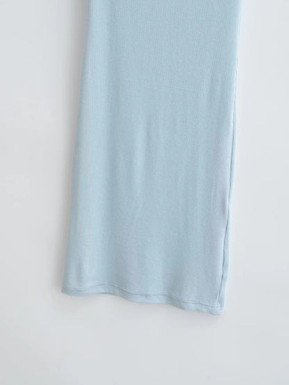 Blue – Sexy Slim Fit Mini Dress