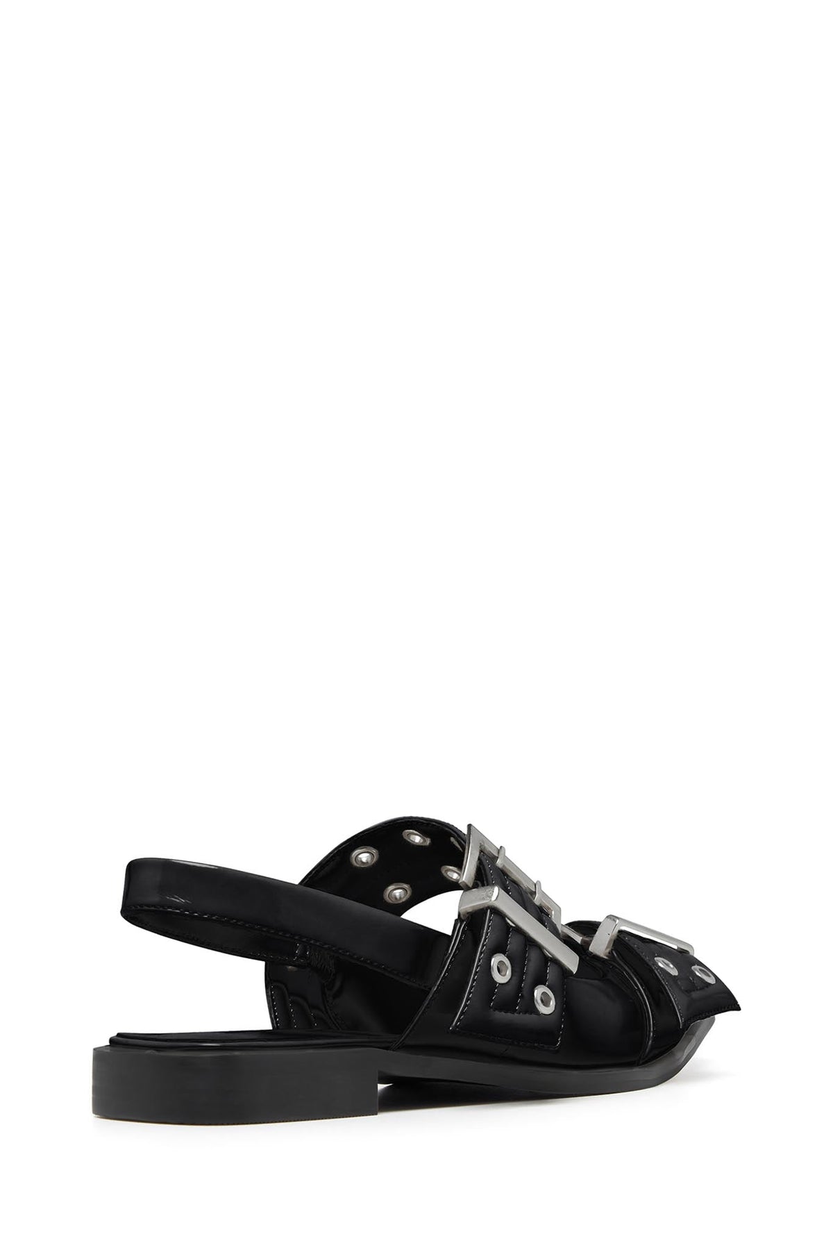 THERAPY Matilda Pointed Flat Black Patent