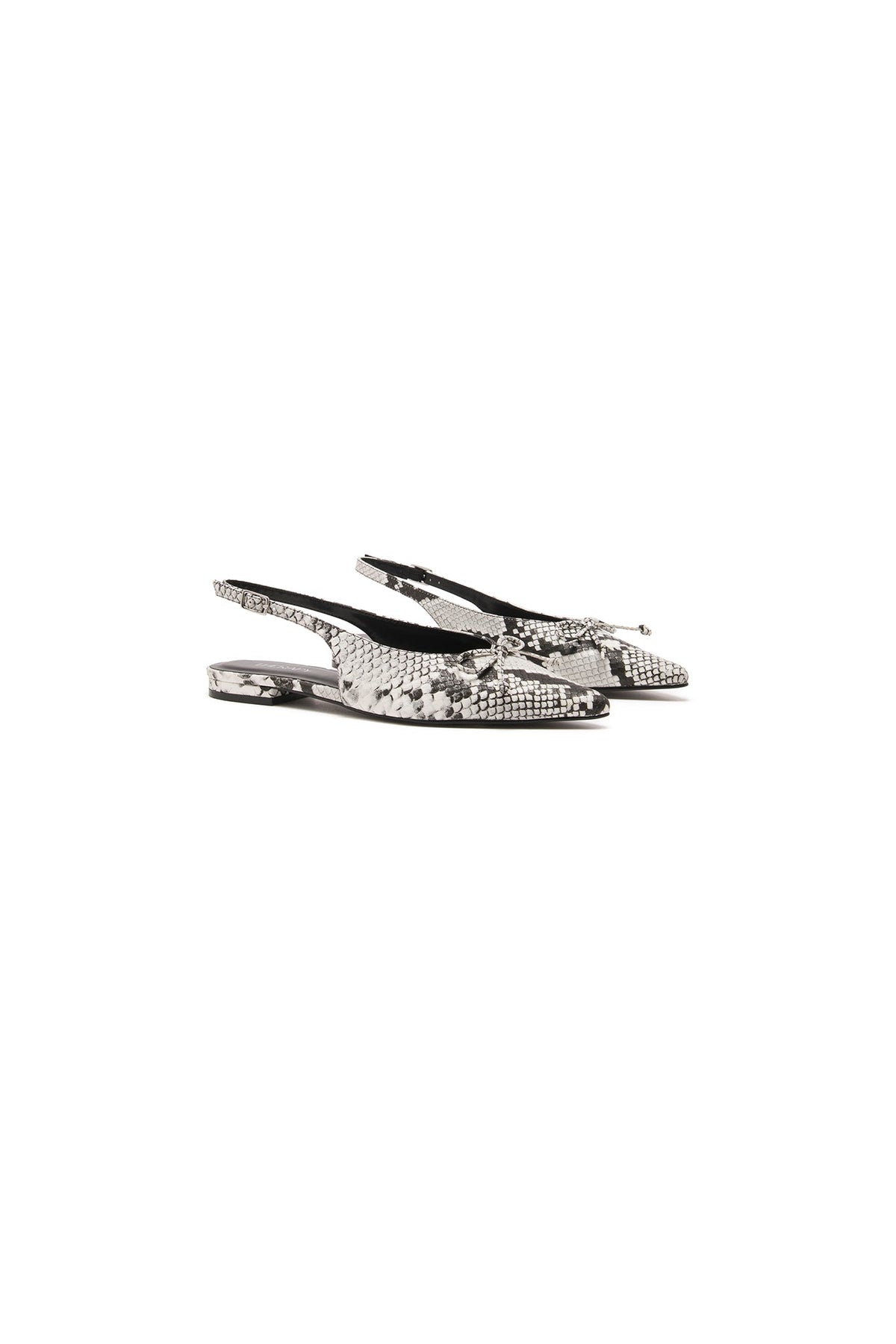 THERAPY Lavin Flat Point Black White Snake