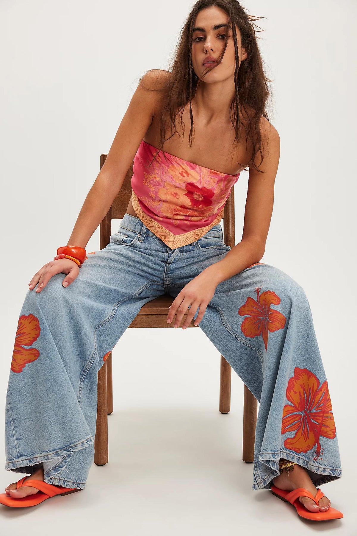 Palisades Wide-Leg Jeans