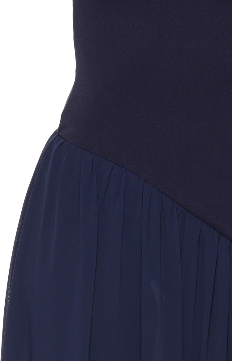 Zelia Strapless Navy Maxi Dress