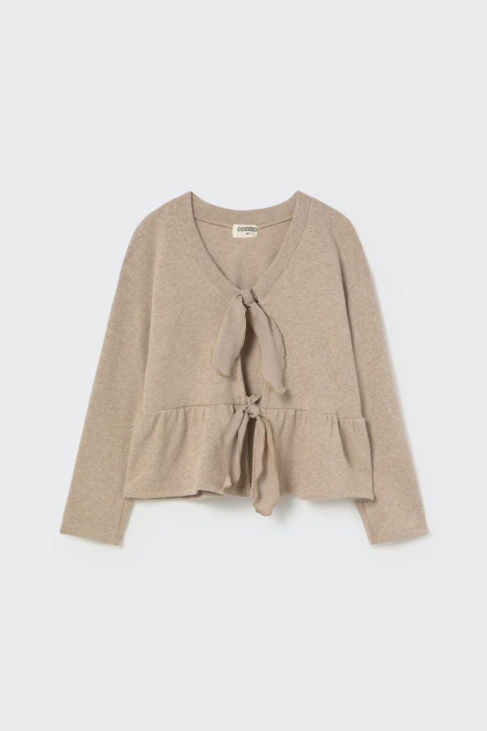 Annaba Cardigan in Stone