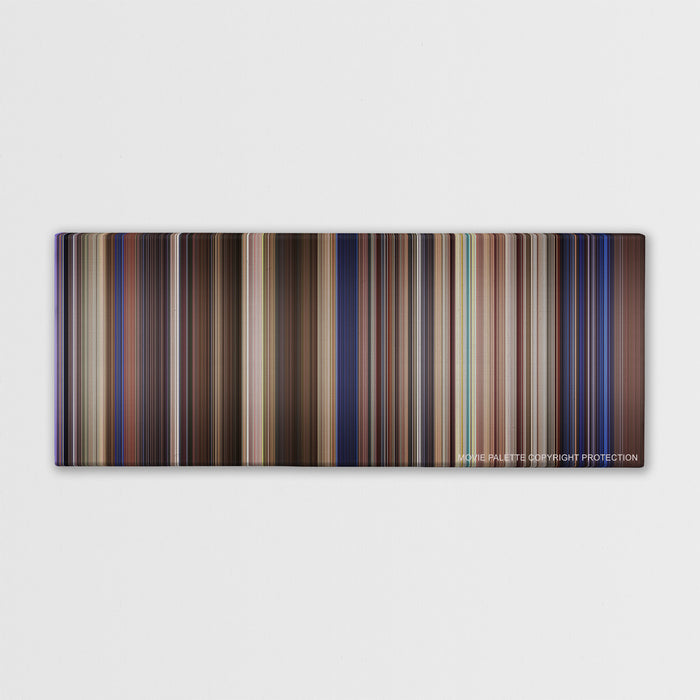 Bill & Ted's Excellent Adventure color palette canvas print: thousands of thin vertical stripes of color