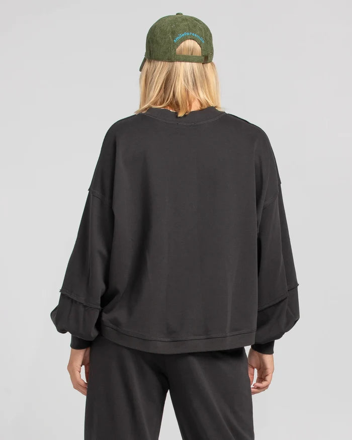 Boom Shankar - Guru Sweater - Washed Black - W25JM22-03