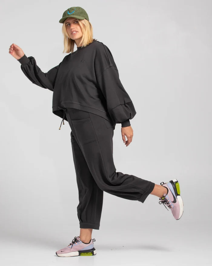 Boom Shankar - Guru Sweater - Washed Black - W25JM22-03