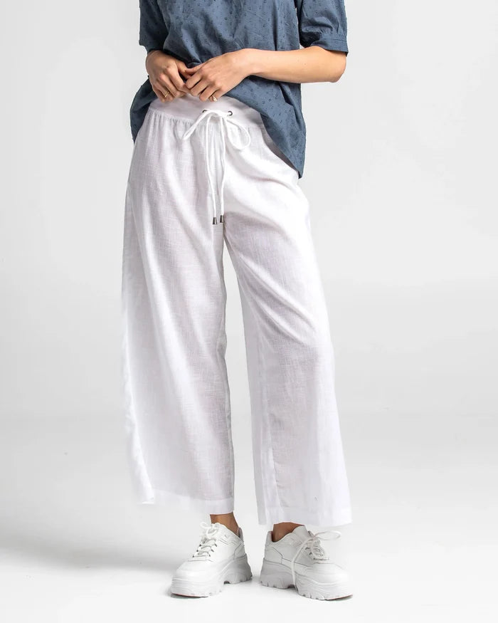 Boom Shankar - Ria Pant Basic - White - AS-PA02-02