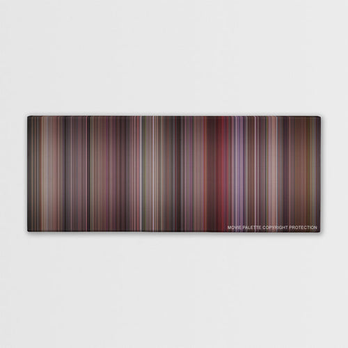 Breakfast at Tiffany's color palette canvas print: thousands of thin vertical stripes of color