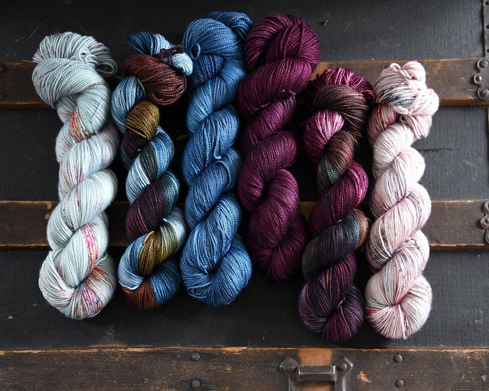 Destination Yarn fingering weight yarn Cakepalooza 2022 FULL SKEIN SET