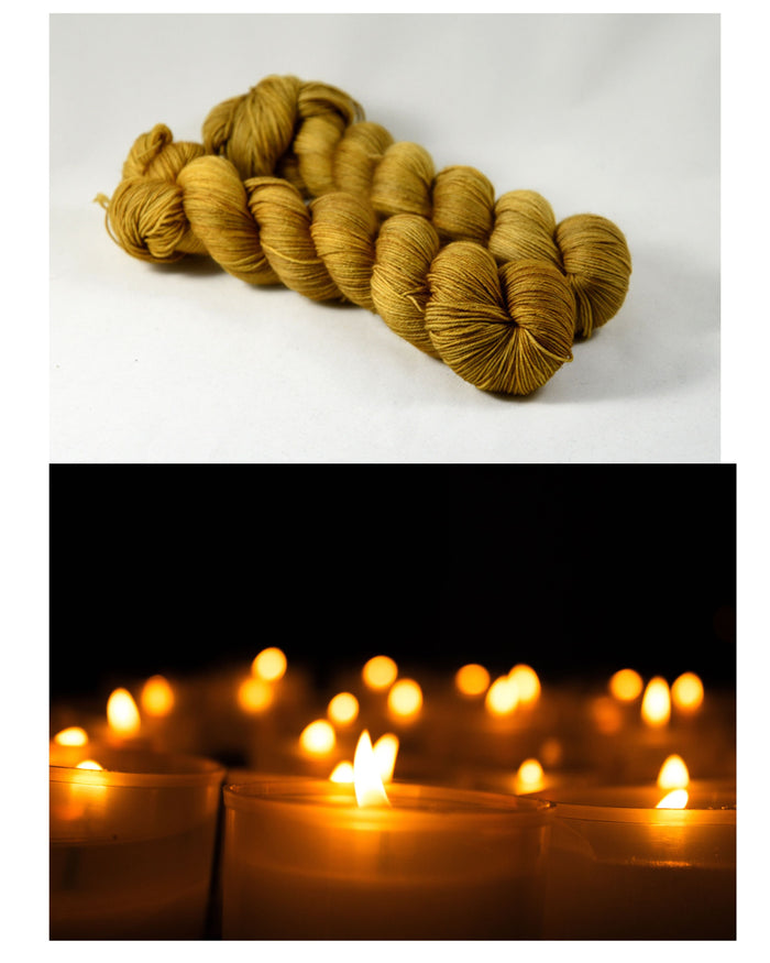 Destination Yarn fingering weight yarn Candlelight