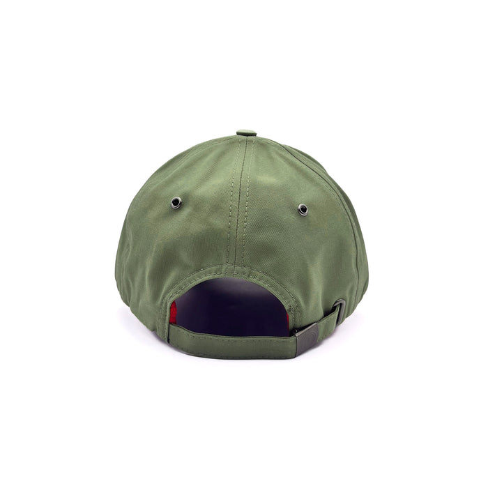 Casquette en coton vert kaki