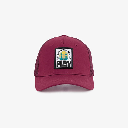 Casquette trucker PLAY bordeaux
