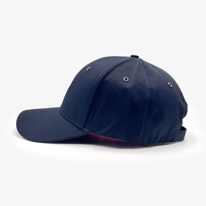 Casquette unie bleu fonce homme serge blanco