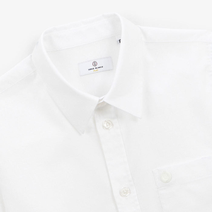 Chemise Regular Oxford Junior Blanche SERGE BLANCO