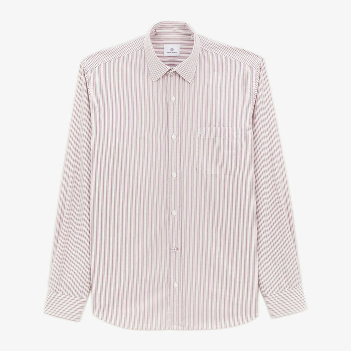 Chemise regular rose avec imprimé fantaisie