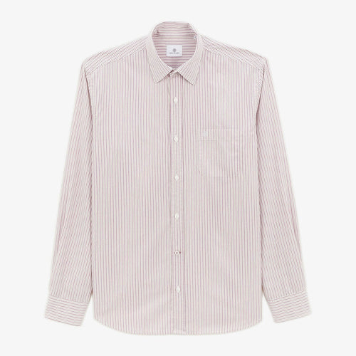 Chemise regular rose avec imprimé fantaisie
