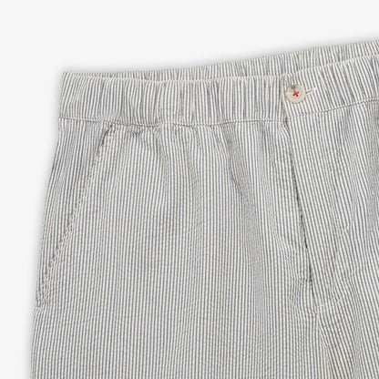 Chino 549 En Coton A Rayures Tennis Ecru Homme SERGE BLANCO