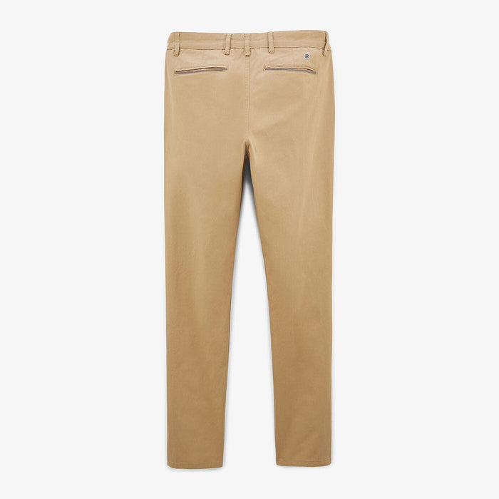 Chino 702 Coupe Confort En Coton Beige Homme SERGE BLANCO