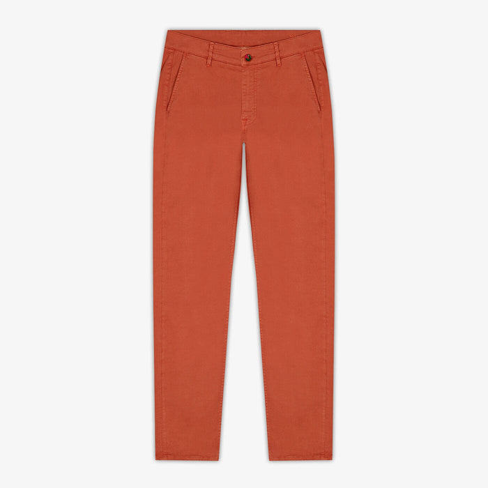 Chino 702 coupe confort courge