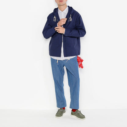 Chino 738 Chambray Tapered Elastiqué Bleu Denim Homme SERGE BLANCO