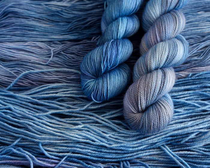 Destination Yarn fingering weight yarn Cool Planets Set - DYED TO ORDER