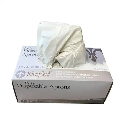 Get wholesale Heavy Duty Disposable Aprons- 2x50 ct for added protection at Mexmax INC