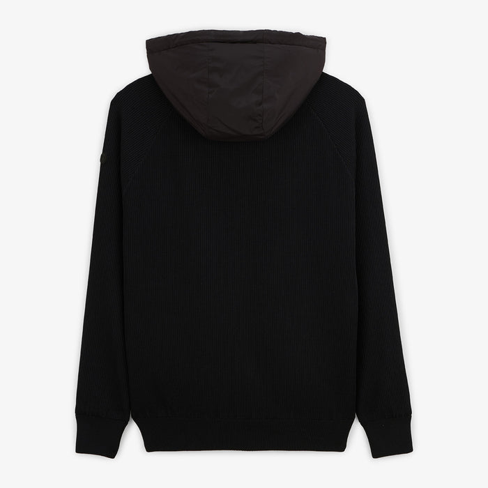Doudoune en maille noire Gasparus manches longues homme SERGE BLANCO