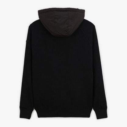 Doudoune en maille noire Gasparus manches longues homme SERGE BLANCO