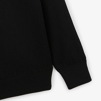 Doudoune en maille noire Gasparus manches longues homme SERGE BLANCO