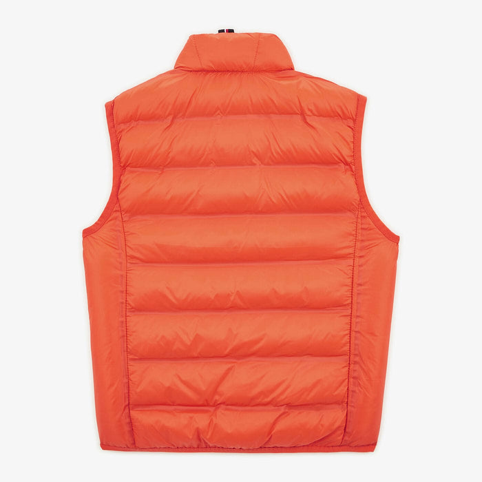 Doudoune Piumino Junior sans manches orange cuivre