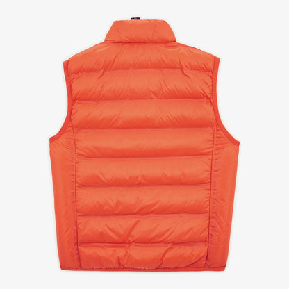 Doudoune Piumino Junior sans manches orange cuivre