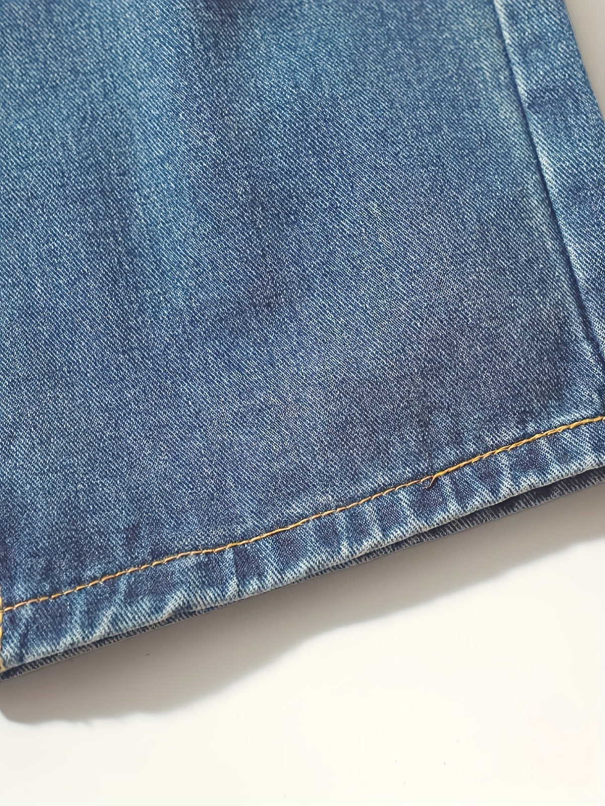 Women's Straight Leg Baggy Jeans with Slash Pockets | Great for Everyday Wear
