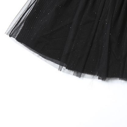 Sweetheart neck mesh glitter tube mini dress  | Festival Outfits Women