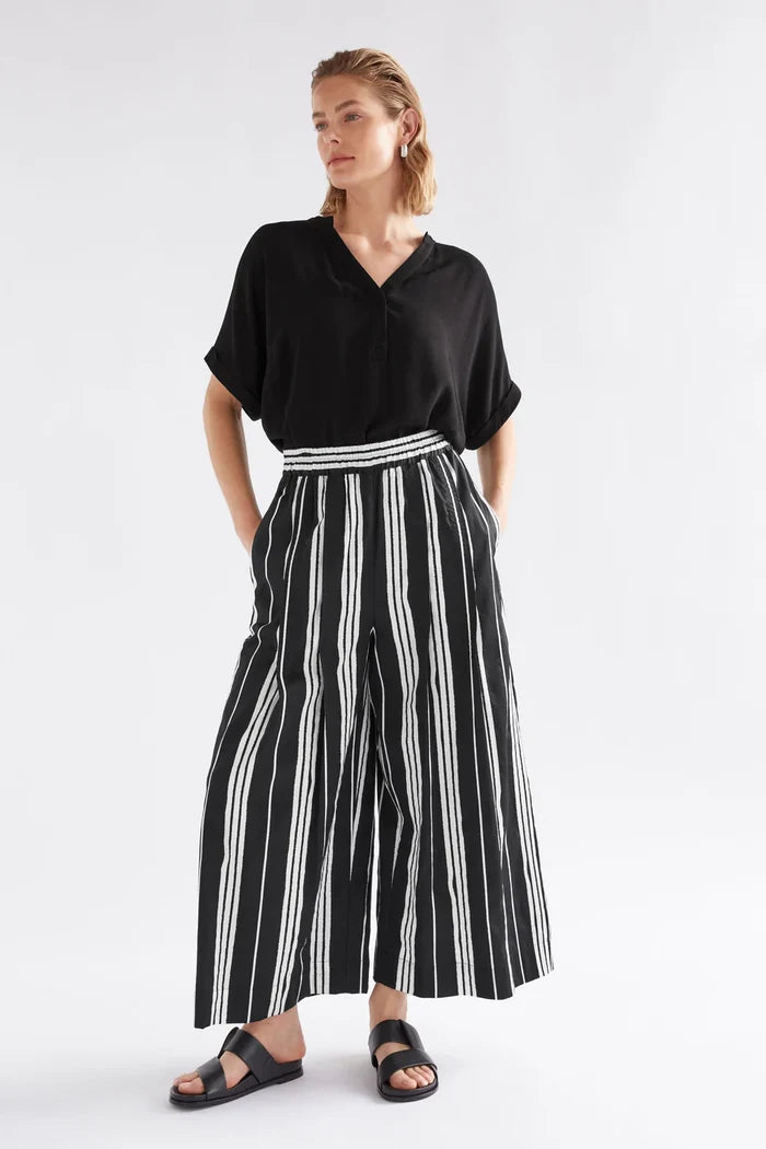 Elk - Reza Pant - Fez Print - Black - A1398BS25