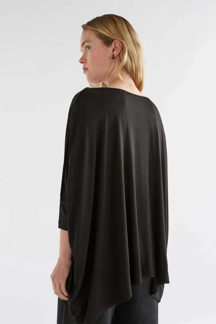 Elk the Label - Wide Stretch Top - Black - ET028