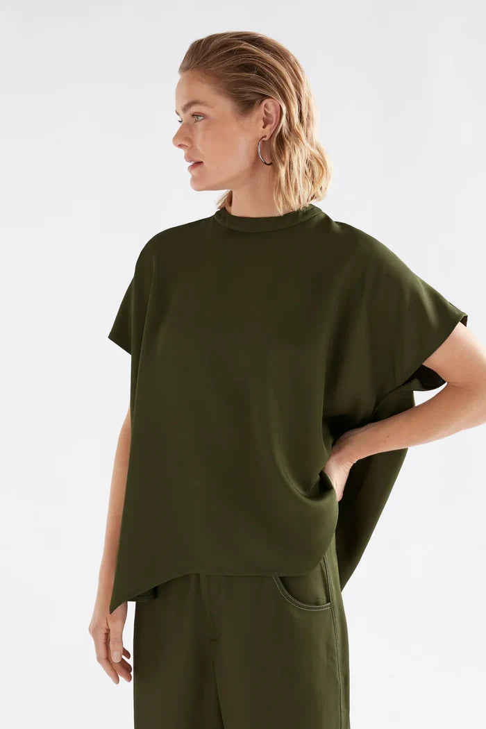 Elk the Label  Hullu Top - Bright Olive