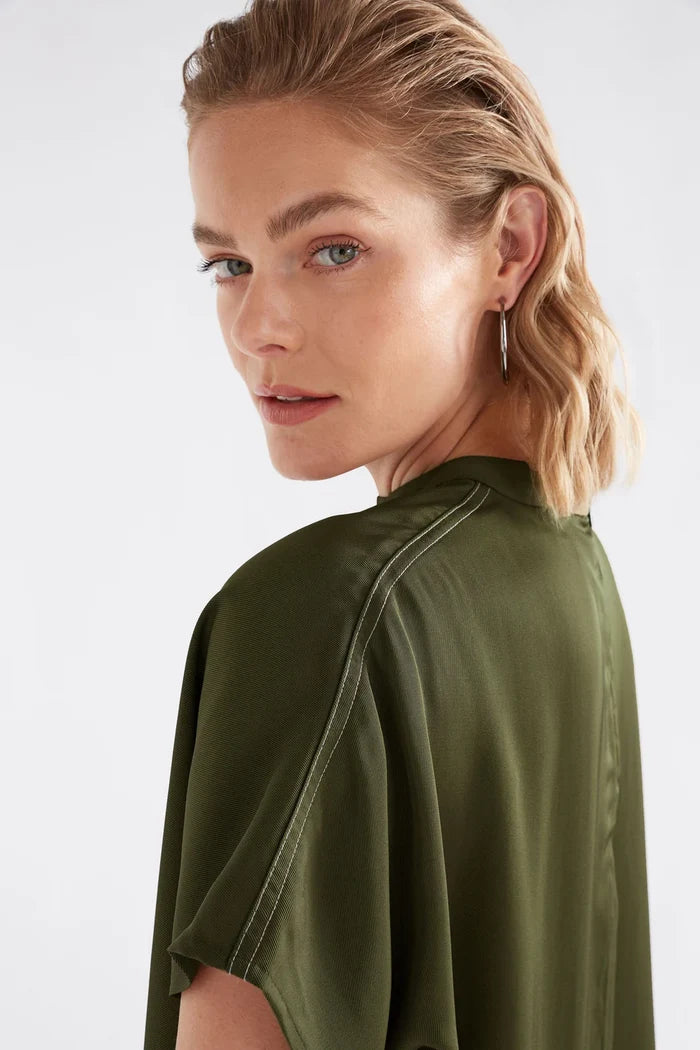 Elk the Label  Hullu Top - Bright Olive