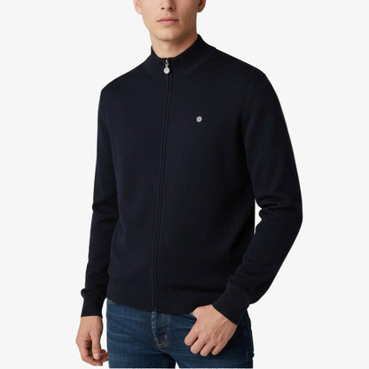 Gilet Morgan Zippé Dark Navy Homme SERGE BLANCO