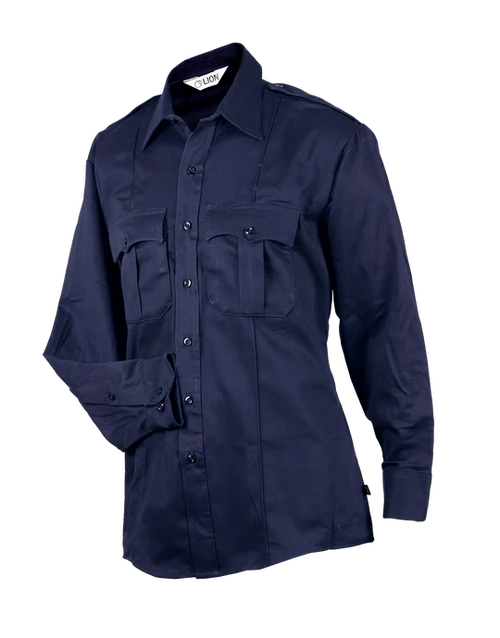 HeroShield 100% Cotton Men's Bravo Long Sleeve Shirt | ELB-SM2000