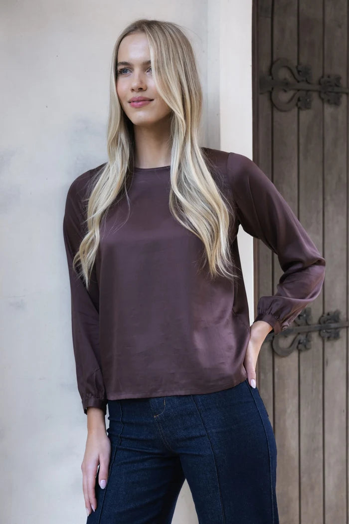 Humidity - Alina Top - Cocoa - HW26150