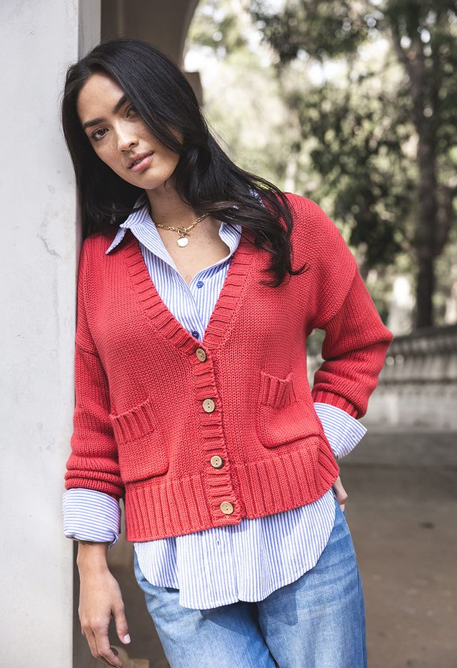 Humidity - Citta Cardigan - Rouge - HW26324