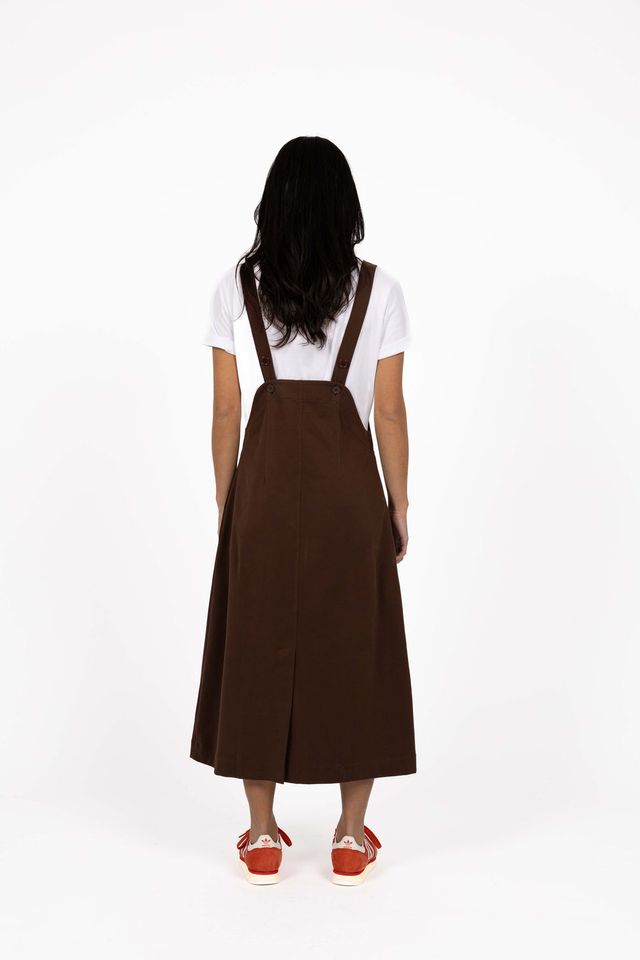 Humidity - T Shirt Pinafore - Chocolate - HW26109