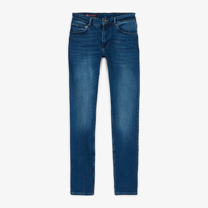 Jean 325 slim fit bleu denim en coton homme SERGE BLANCO