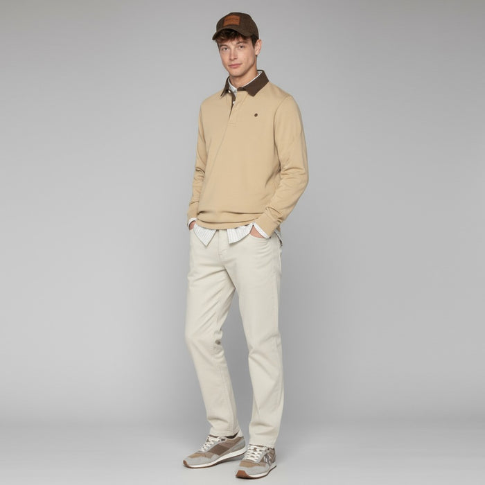Jean 325 Slim Powertwist Blanc Latte Homme SERGE BLANCO