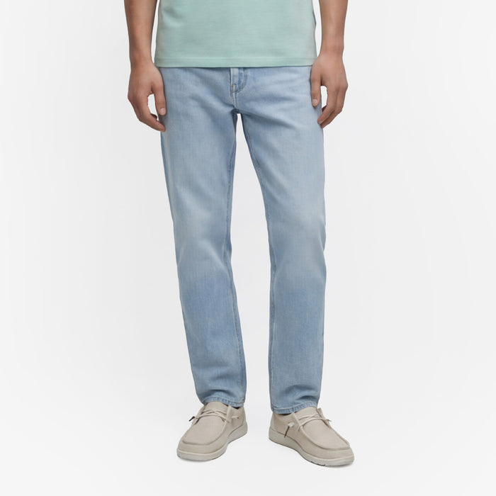 Jean 331 tapered fit bleu bleach en coton